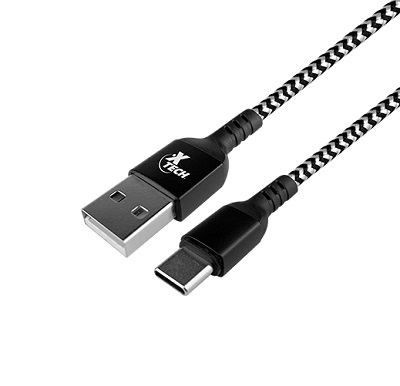 Cable USB-A a USB-C 1.8m XTECH
