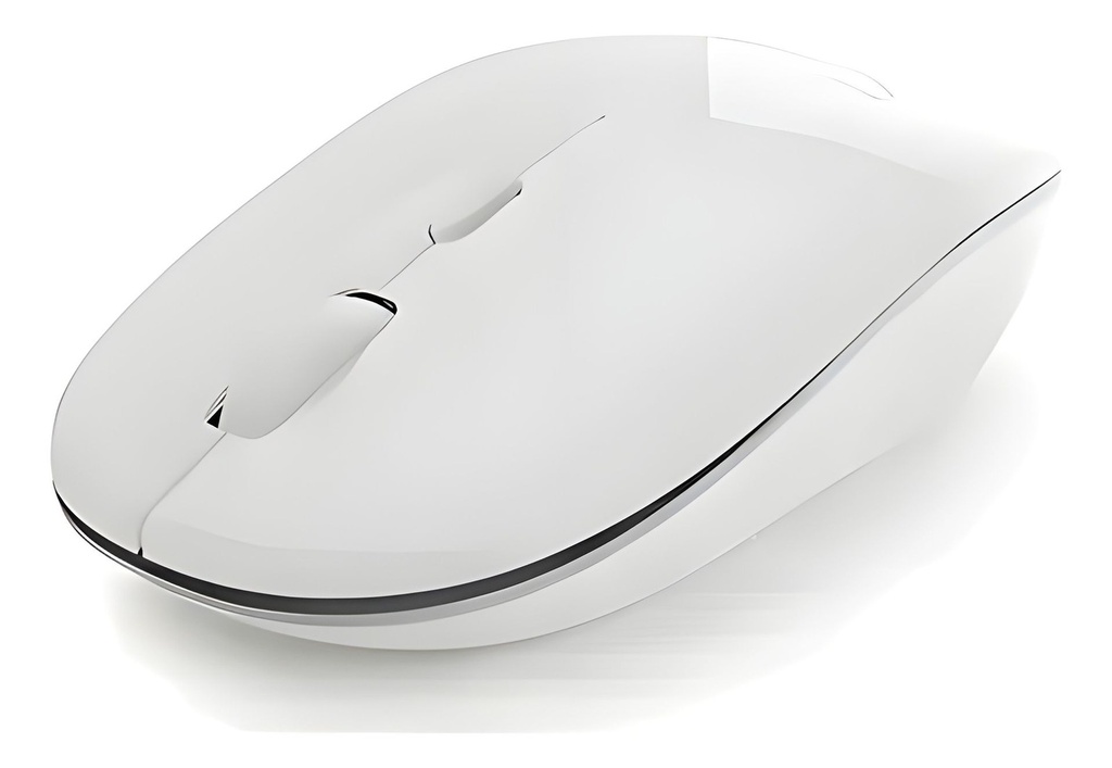 Mouse Inalámbrico 1600dpi 4 Botones Blanco