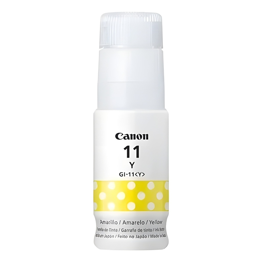 Botella De Tinta Canon Gi-11 Amarillo 70ml