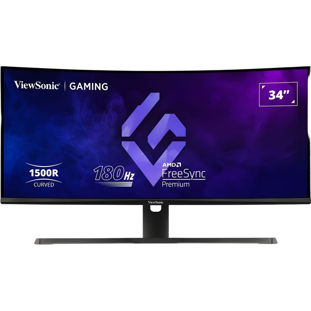 Monitor Gamer Va 34" 2K 180Hz 1ms Curvo