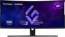 Monitor Gamer Va 34" 2K 180Hz 1ms Curvo