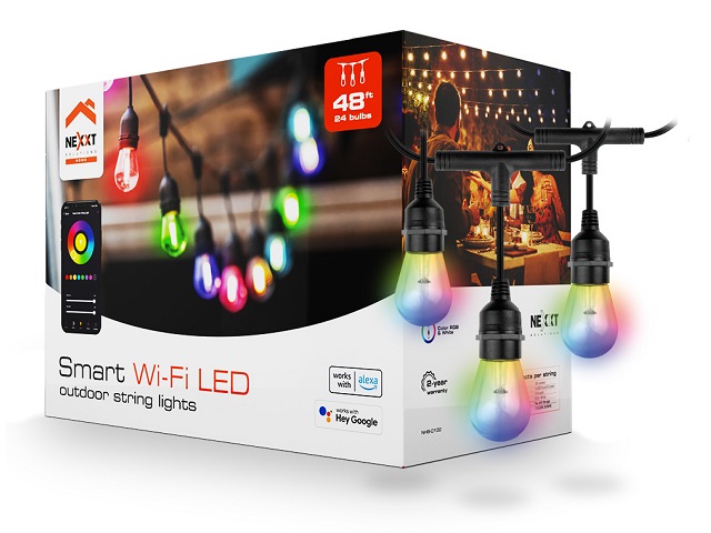 Tira De Luces Rgb 24 Bombillas/14.6m