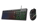 Keyboard, mouse and mouse pad
