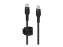 Belkin BoostCharge - Cable USB - 24 pin USB-C (M) a 24 pin USB-C (M) - 2 m - negro
