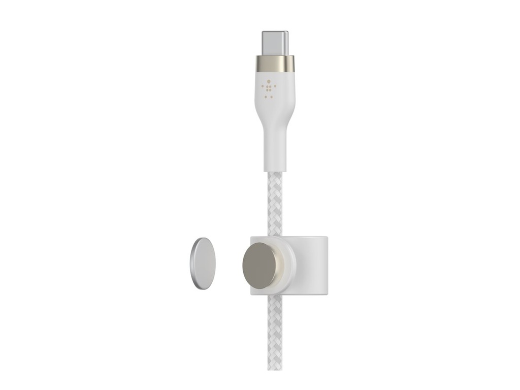 Belkin BoostCharge - Cable USB - 24 pin USB-C (M) a 24 pin USB-C (M) - 2 m - blanco