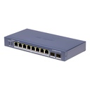 Switch Administrable Capa No 8 Puertos Gigabit 2 Uplinks Sfp PoE+ 110W