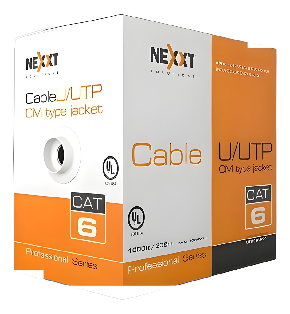 Cable Utp Cat6 Interior 305m Bobina Cobre