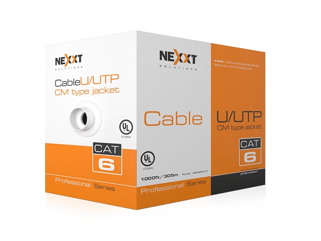 Rollo Cable UTP Cat6 305m Nexxt Solutions Infrastructure AB356NXT31