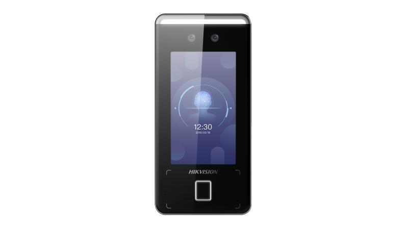 Control De Acceso Biométrico Biométrica Facial Y Huella 2MP WiFi IP65