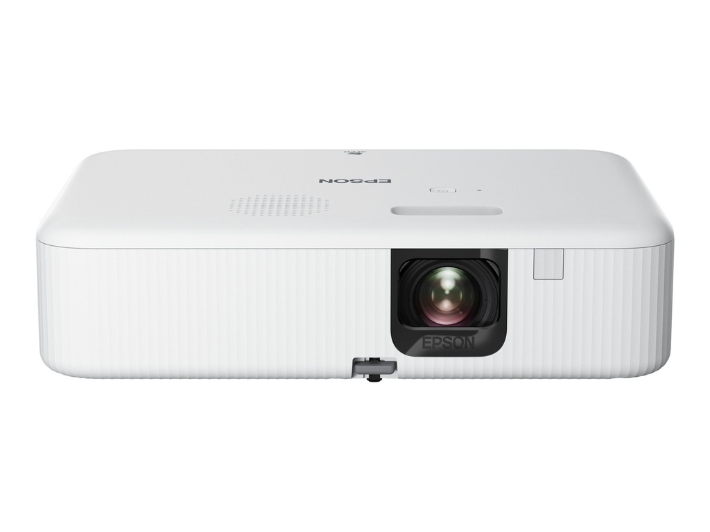 Epson EpiqVision Flex CO-FH02 - Proyector 3LCD - portátil - 3000 lúmenes (blanco) - 3000 lúmenes (color) - Full HD (1920 x 1080) - 16:9 - 1080p - Chromecast- con 1 año de Epson Extra Care Home Service