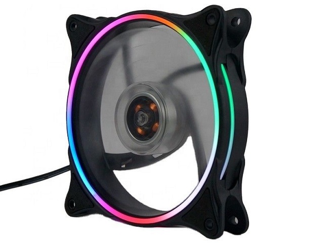 HSI SHOT-RGB-CoolingFan - Case fan - Aluminum - SHOT-RGB-CoolingFan