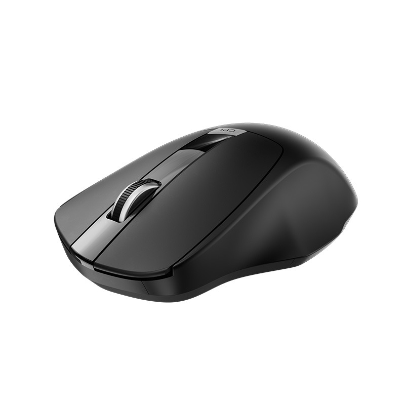 Mouse Inalámbrico 800/1200/1600dpi 4 Botones Ergonómico Negro