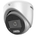 Cámara HD Analógica Torreta Exterior 4MP 2.8mm Dual Infrarroja Y Luz Blanca 20m 0.001Lux Con Audio