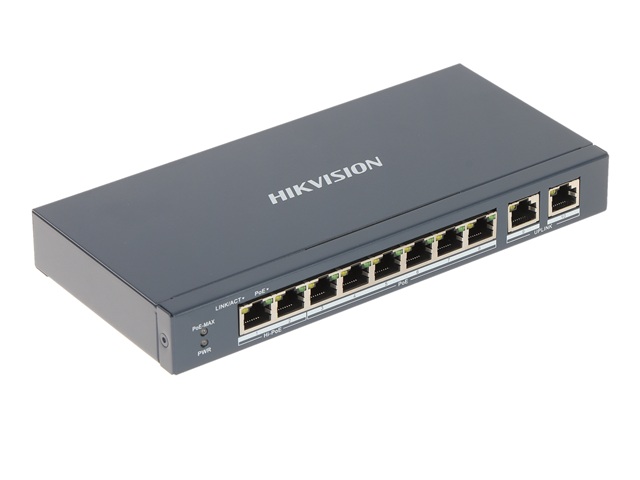 Switch L2 Administrable 8 Puertos Fast Ethernet POE HIKVISION