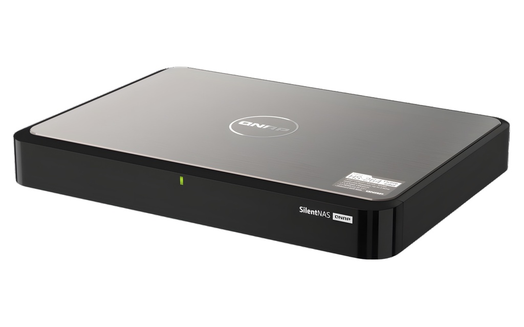 Disco Nas 2-Drive Fanless Intel Quad-Core