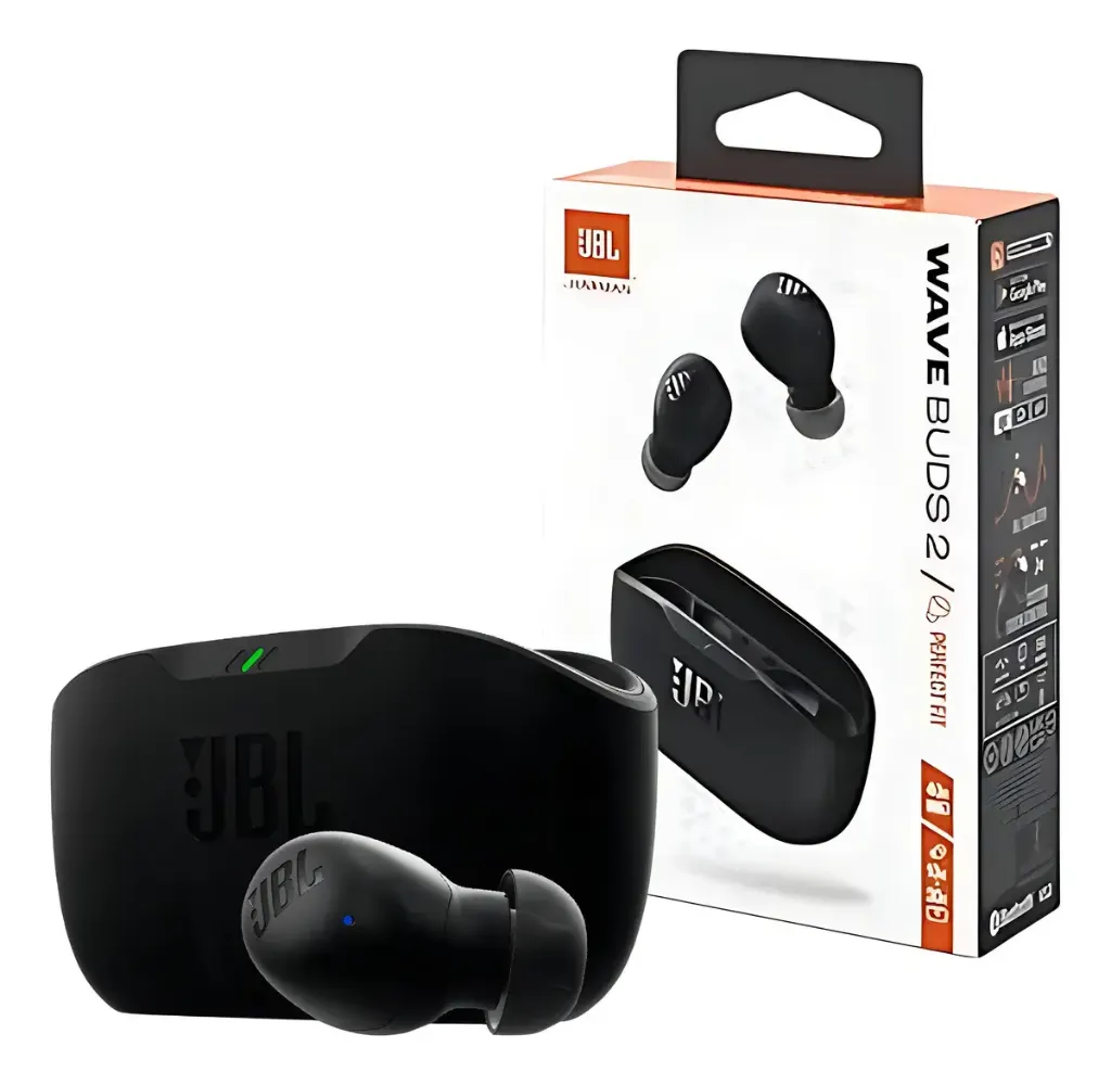 AURICULAR INALAMBRICO Audífonos True Wireless Jbl Wave Buds 2 Negro