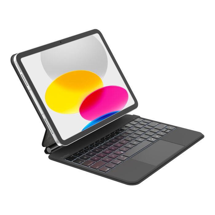 Teclado Para Ipad 10.9" Con Soporte Magnético Negro