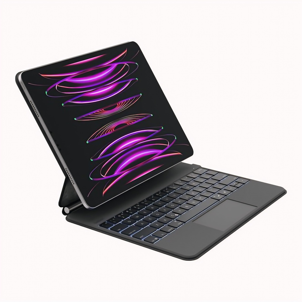 Teclado Para Ipad Con Soporte Magnético