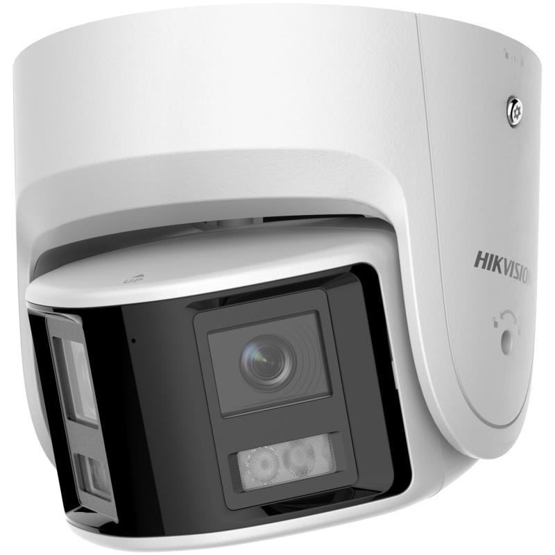 Cámara Torreta IP 4MP Exterior 2.8mm Luz Blanca 30m Con Audio Con Alarma WizSense