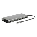 Hub USB-C 8 Puertos Con Carga Y Salida De Video Dual