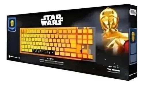 Teclado Mecánico Trímodo Español Rgb Para Juegos C-3PO Edition