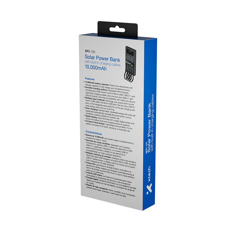 Power Bank Solar 10000mAh
