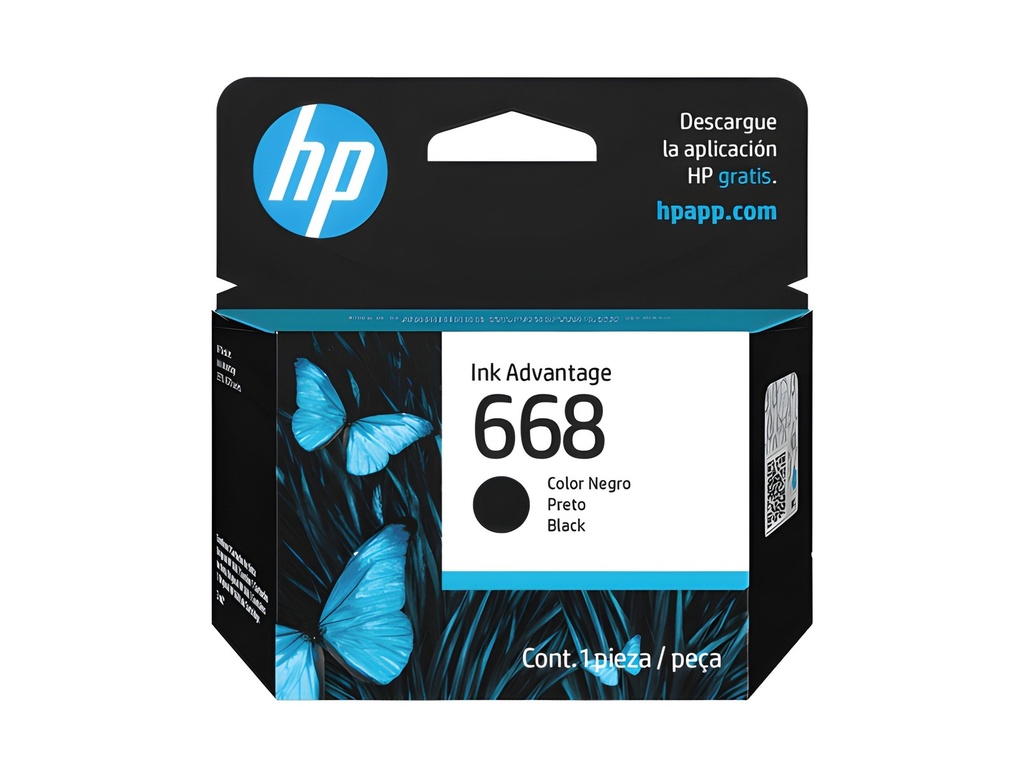 Cartucho De Tinta Negro Advantage 668