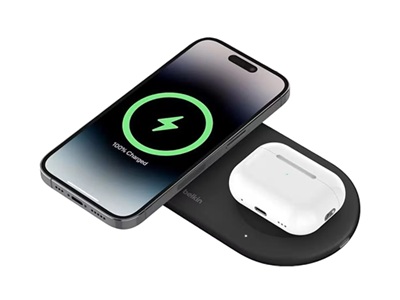Qi2 15W 2 in 1 PAD   USB-C 5W BLACK