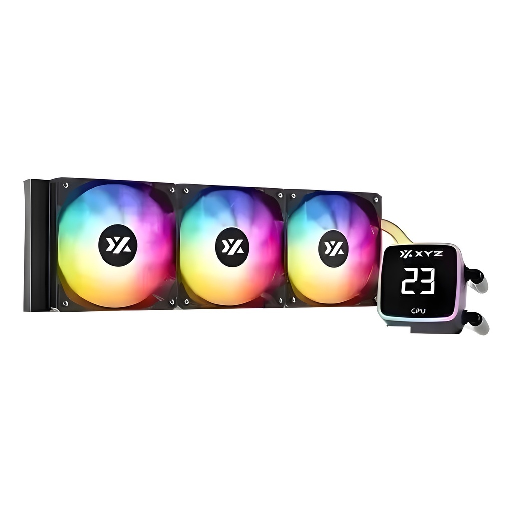 Disipador De CPU Líquido 120mm LGA115x/LGA1200/LGA1700/LGA1366/LGA2011/AM4/AM5