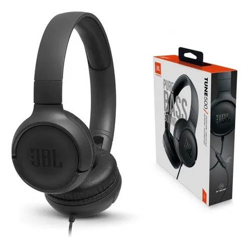 Audífonos Intraurales Con Microfono Incorporado Tune 500 Negro