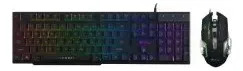Combo Teclado + Ratón Cableado Shot Gaming 8002 + Gm08