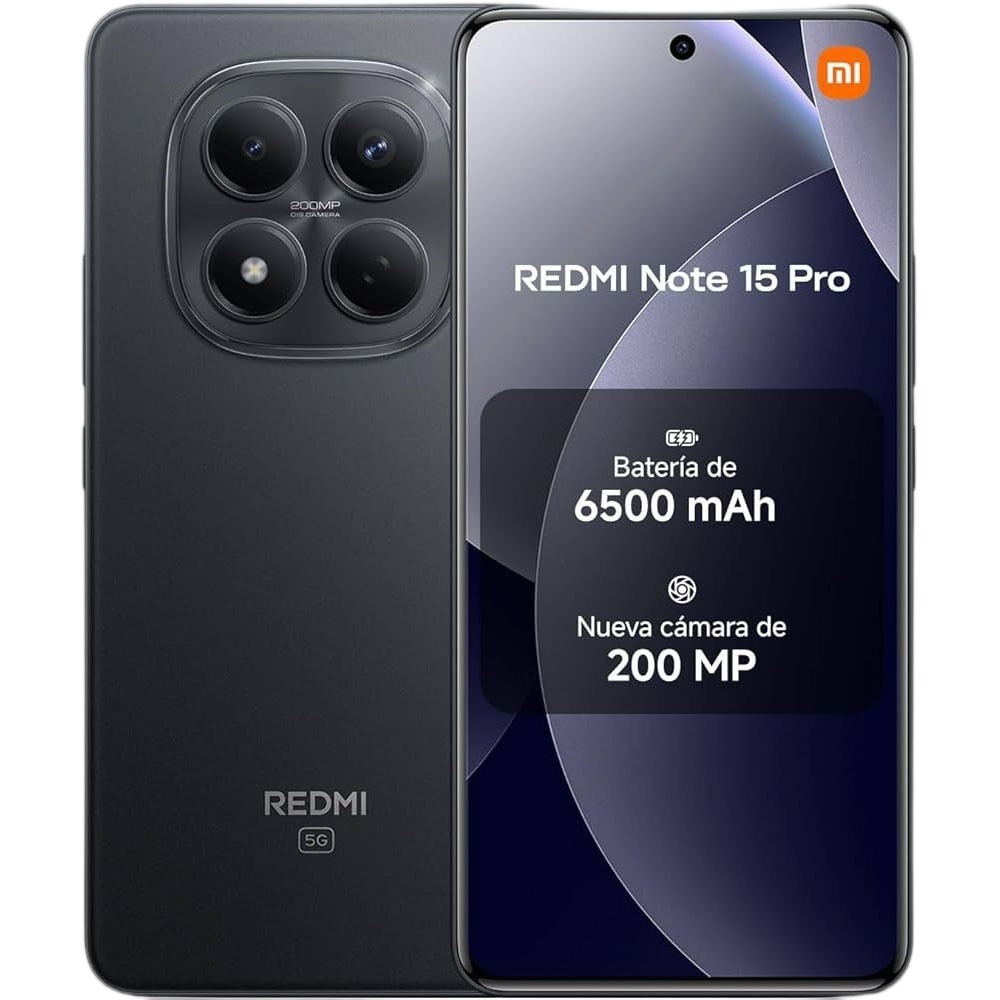 Celular Note 15 Pro 6.83 Pulgadas Amoled 8GB 256GB 5G 200MP Negro Dual SIM