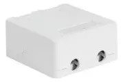 Faceplate 2 Puertos Cat5e/6