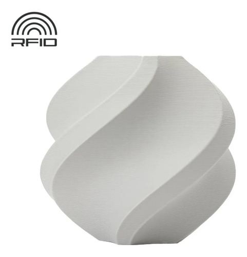 Filamento Pla 1.75mm 1kg Gris Claro Para Impresora 3D