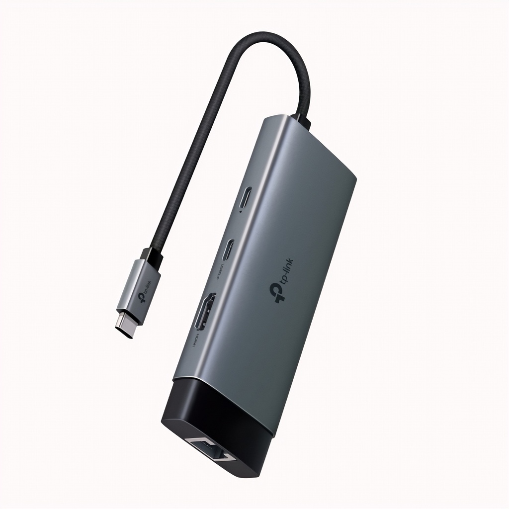 Hub USB-C 6 Puertos Gigabit Con HDMI 4K Y Carga Rápida 100W