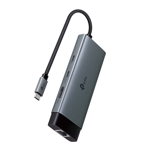 Hub USB-C 6 Puertos Gigabit Con HDMI 4K Y Carga Rápida 100W