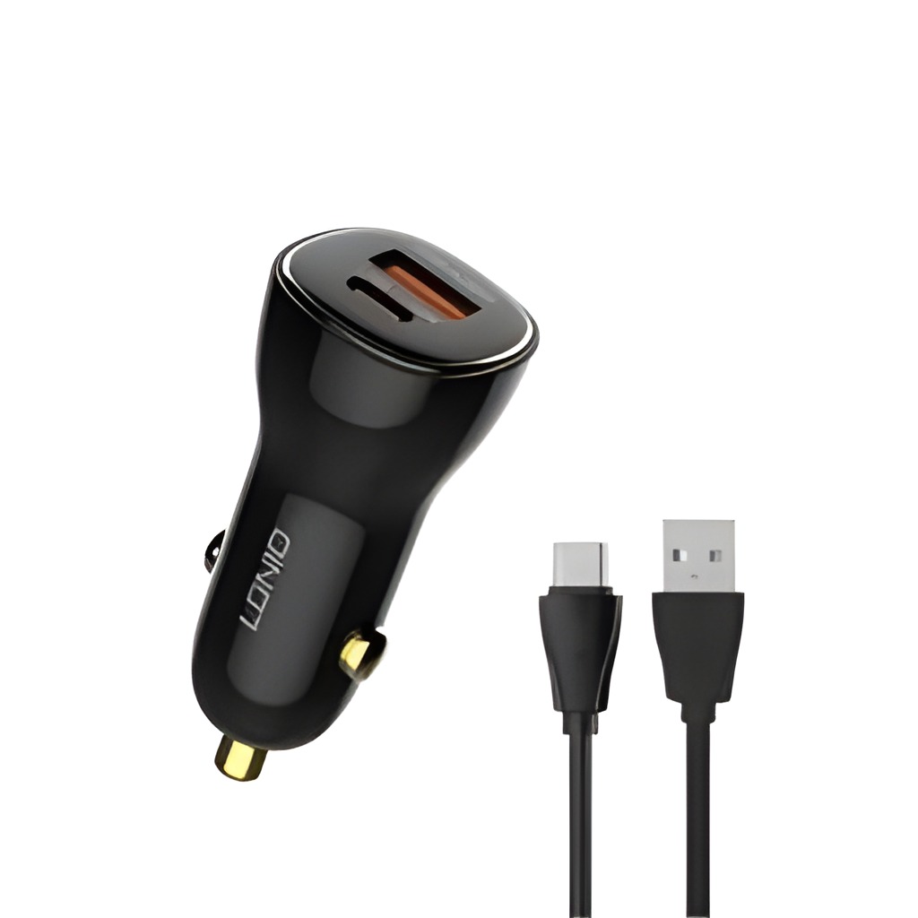 Cargador De Pared 60W USB-C + USB-A Con Carga Rápida PD/PPS/QC