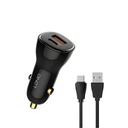 Cargador De Pared 60W USB-C + USB-A Con Carga Rápida PD/PPS/QC