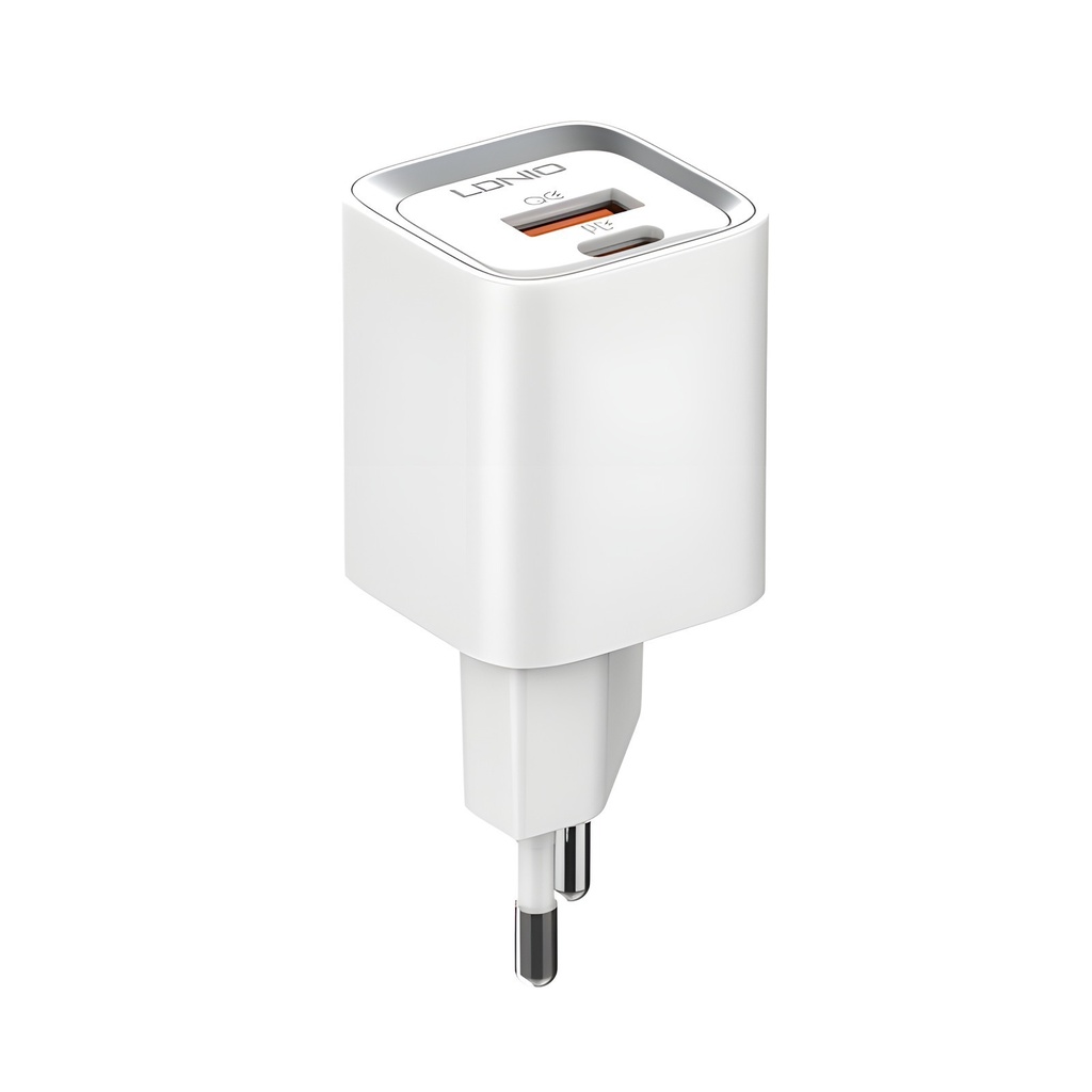 Cargador De Pared 20W Dual USB Con Carga Rápida PD/QC3.0