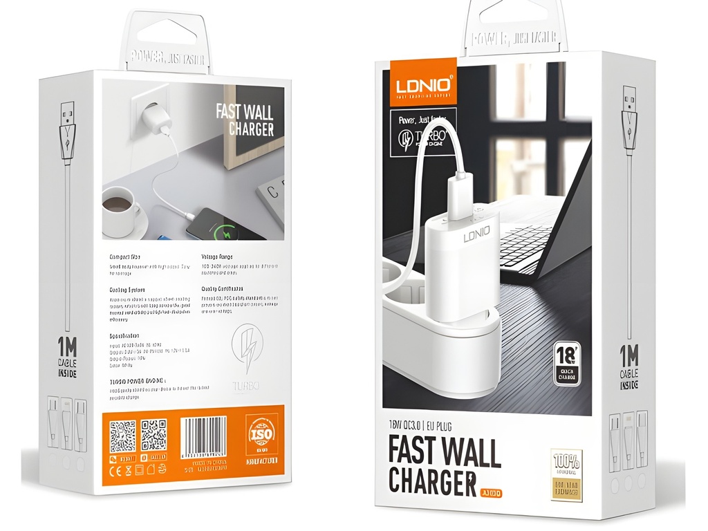 Cargador De Pared 18W USB-A