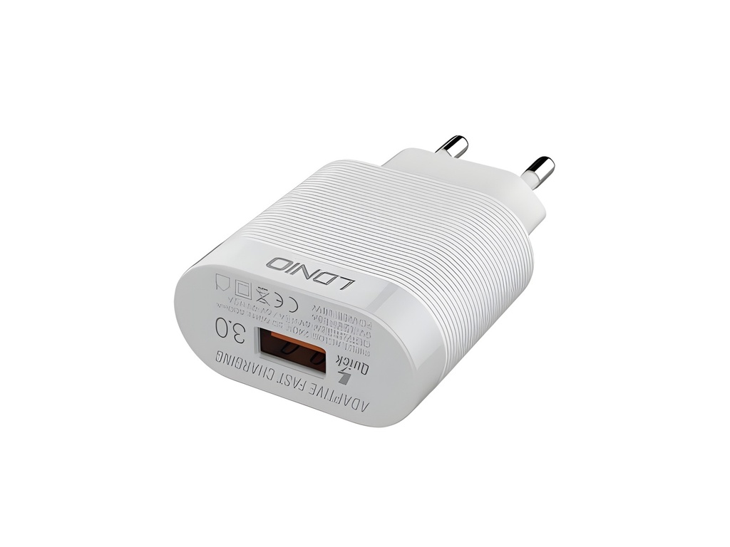 Cargador De Pared USB-C 18W Qc3.0