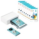 Protector De Pantalla Con 8 Láminas Imprimibles Y Skin Printer Blanco