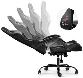 Silla Gaming Lumax ROM Negro/Gris