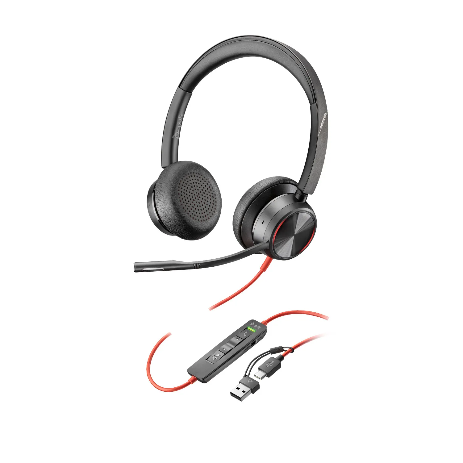 POLY HEADSET BW 8225 ST USB-C + A