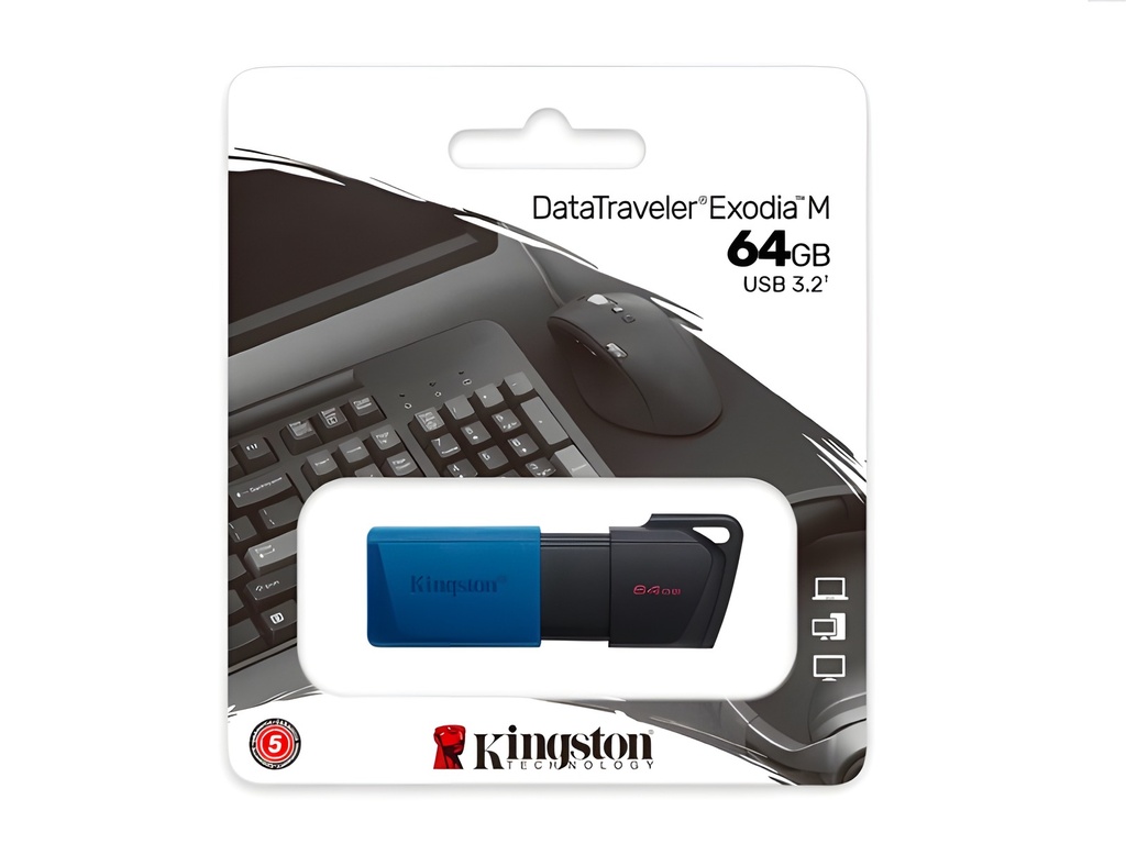 Pen Drive USB 3.0 64GB Usp 32 Datatraveler Exodia M