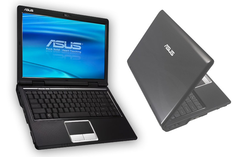 Notebook asus core2duo t6400, 2gb, 160gb, 14.1´´, DVDRW