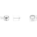 Cámara HD Analógica Bullet Exterior 4MP 2.8mm Dual Infrarroja Y Luz Blanca 20m 0.001Lux Con Audio