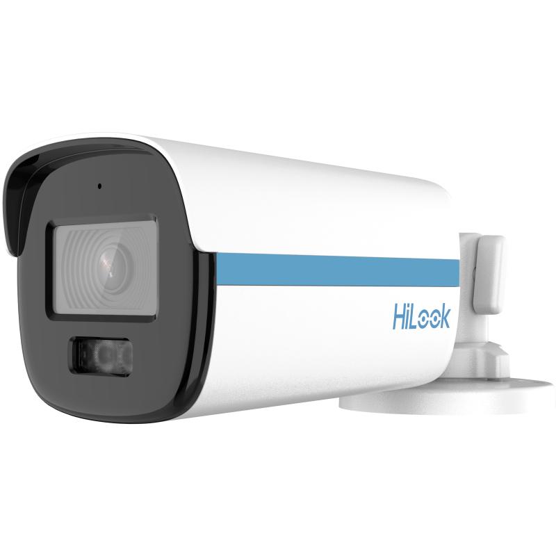 Cámara HD Analógica Bullet Exterior 4MP 2.8mm Luz Blanca 40m 0.001Lux