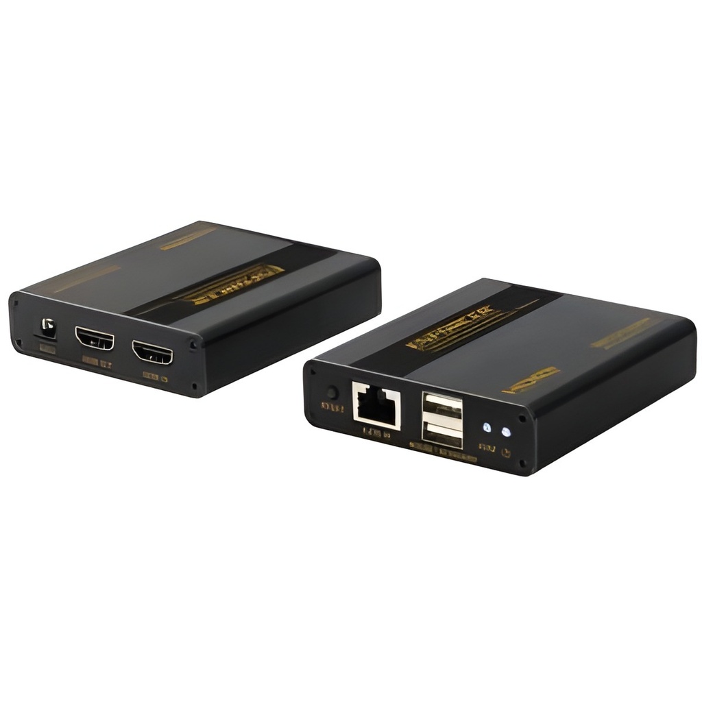 Extensor Kvm Con HDMI Y USB Hasta 1080p A 70m Por Utp