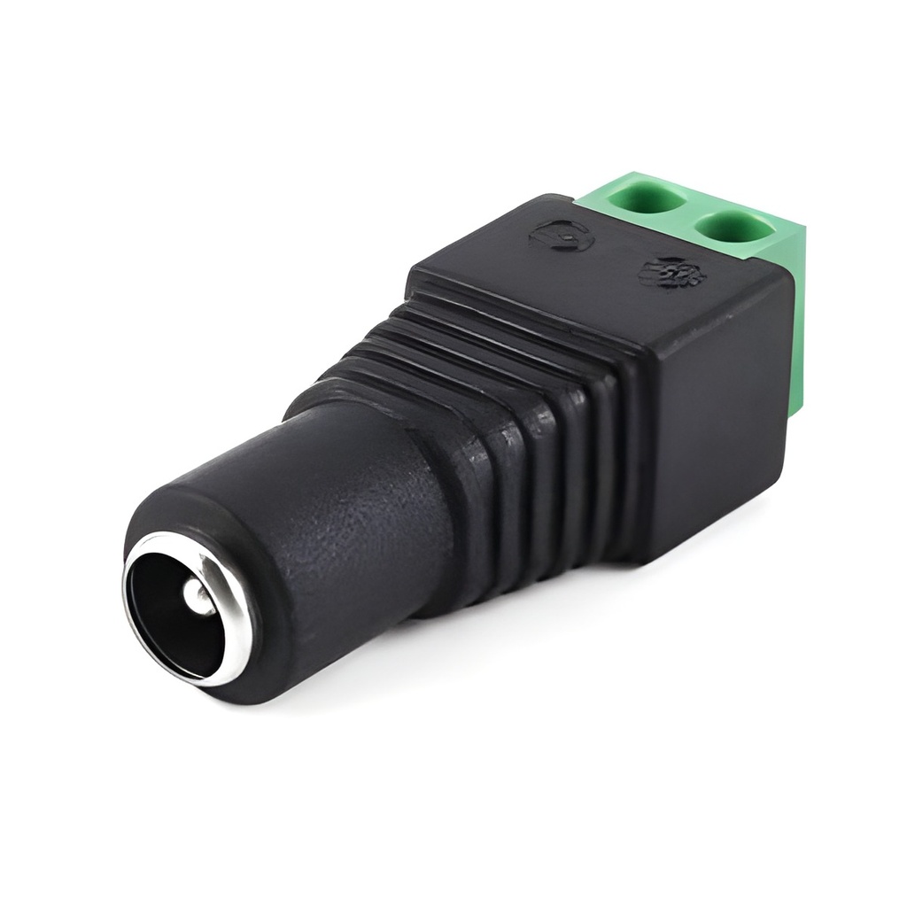 Conector Dc Hembra Con Bornera